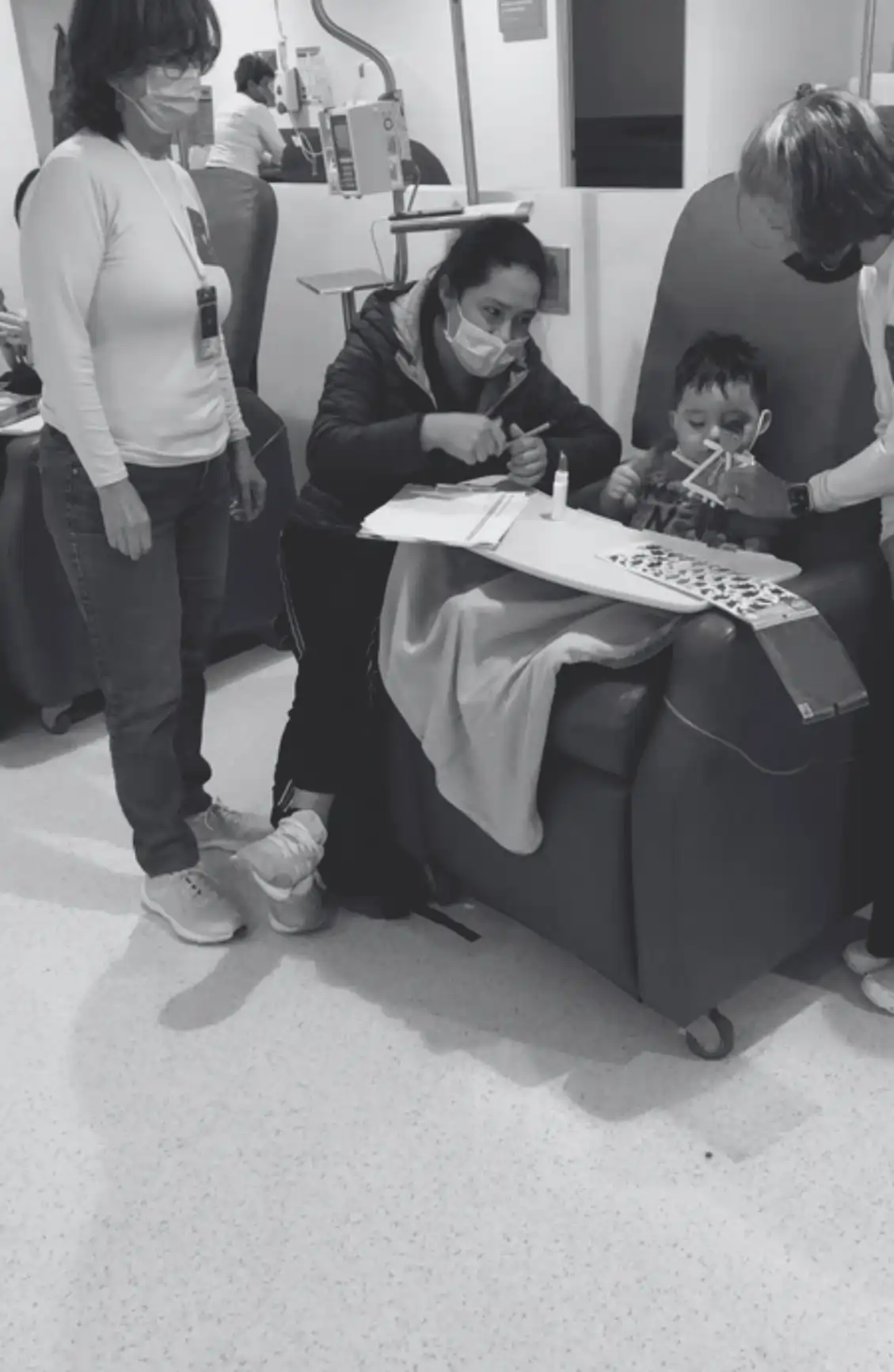 Atención a familias en el hospital